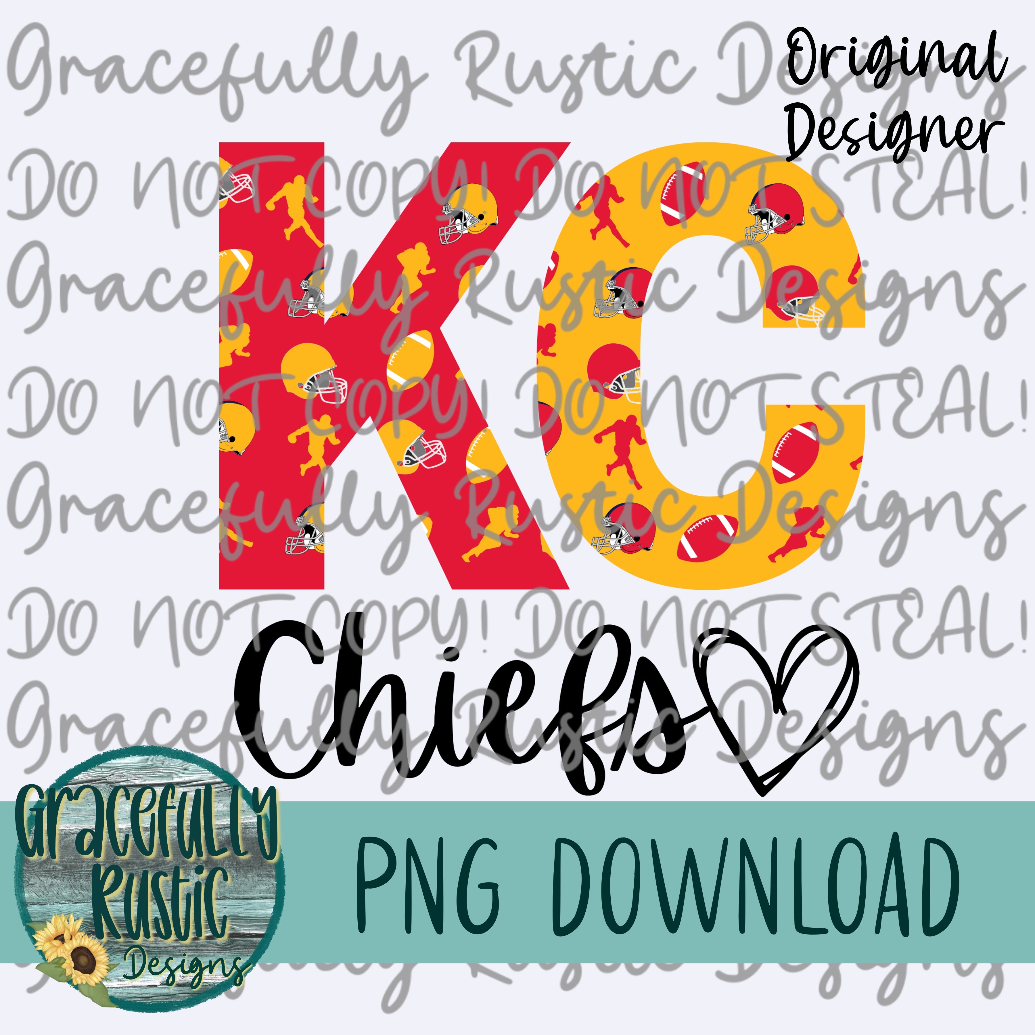 KC Chiefs Arrowhead Leopard Digital File