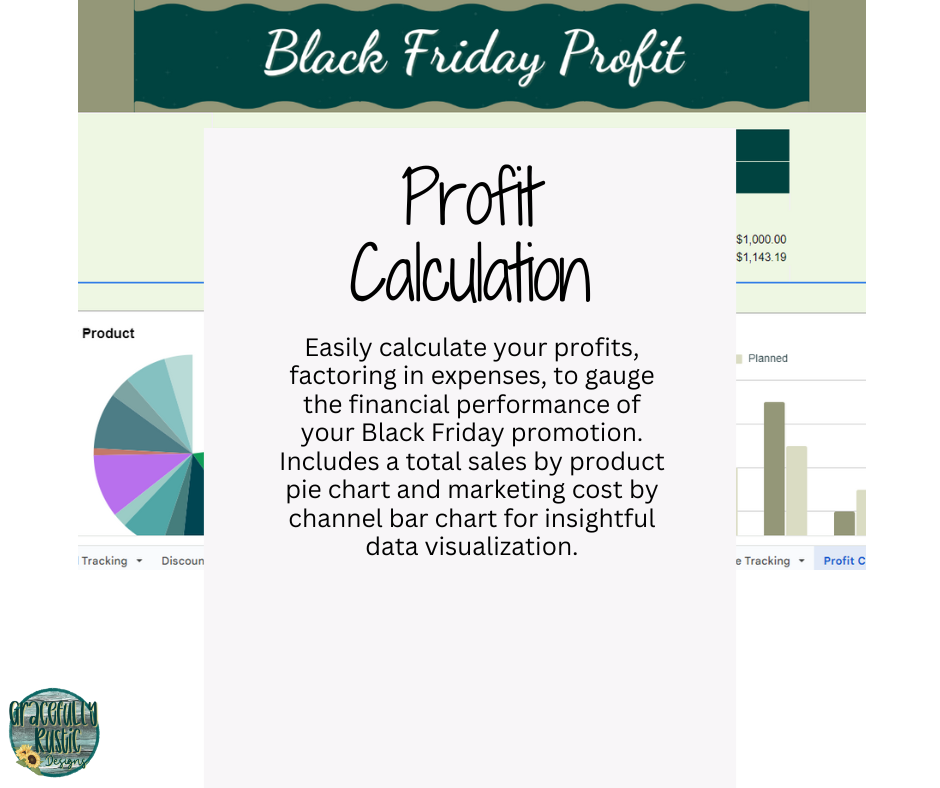 Black Friday Planner & Tracker | Google Sheets Spreadsheet Template