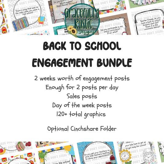 Back to School | Engagement Bundle