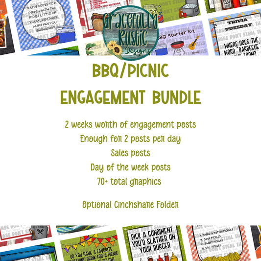 BBQ/Picnic Engagement Bundle