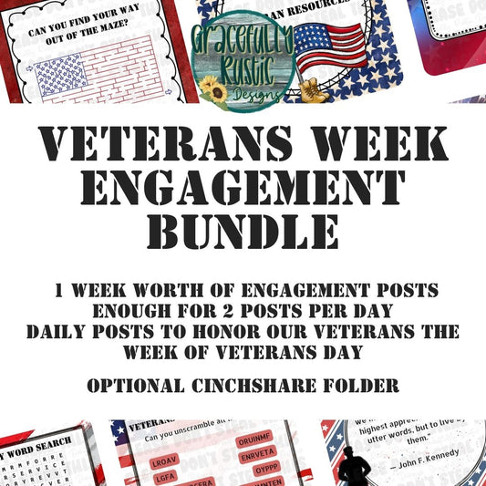 Veterans Week | Engagement Bundle