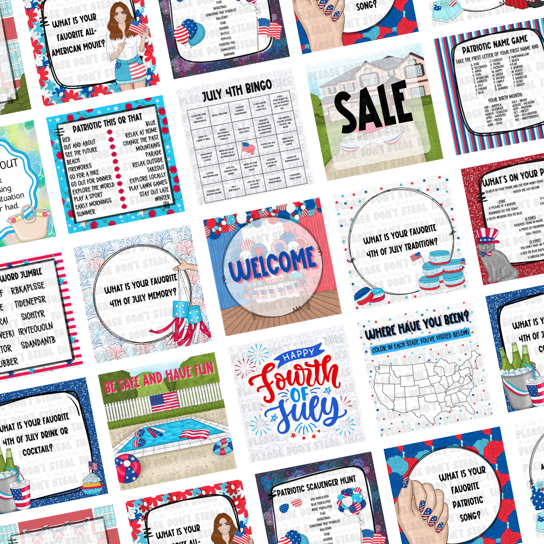 Liberty Sparks | 4th of July | Engagement Bundle