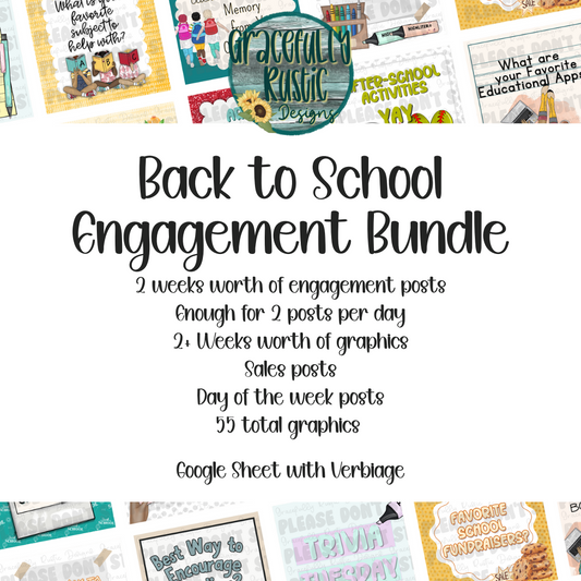 Back to School 2024 | Engagement Bundle