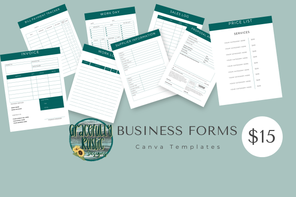 Business Forms | Canva Template