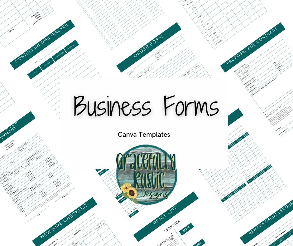 Business Forms | Canva Template