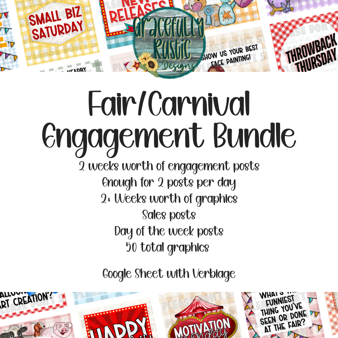 Let's Go to the Fair | Engagement Bundle