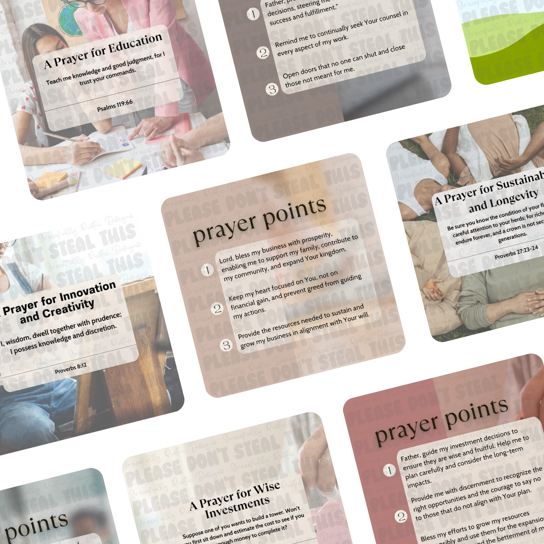 Faith-Fueled Business Verse & Prayer | Engagement Bundle