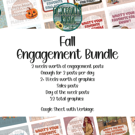 Feeling Fall | Engagement Bundle