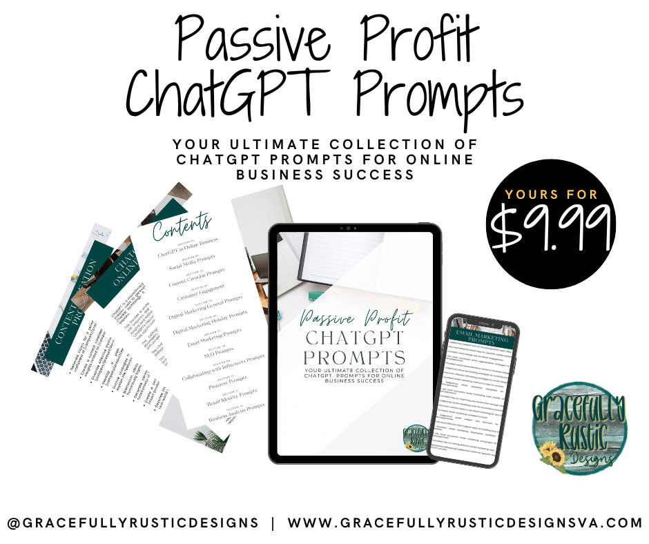 Passive Profits ChatGPT Prompts | E-Book