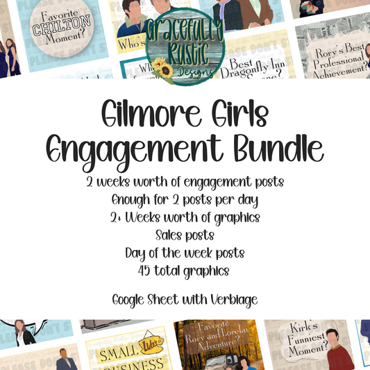 Gilmore Girls | Engagement Bundle