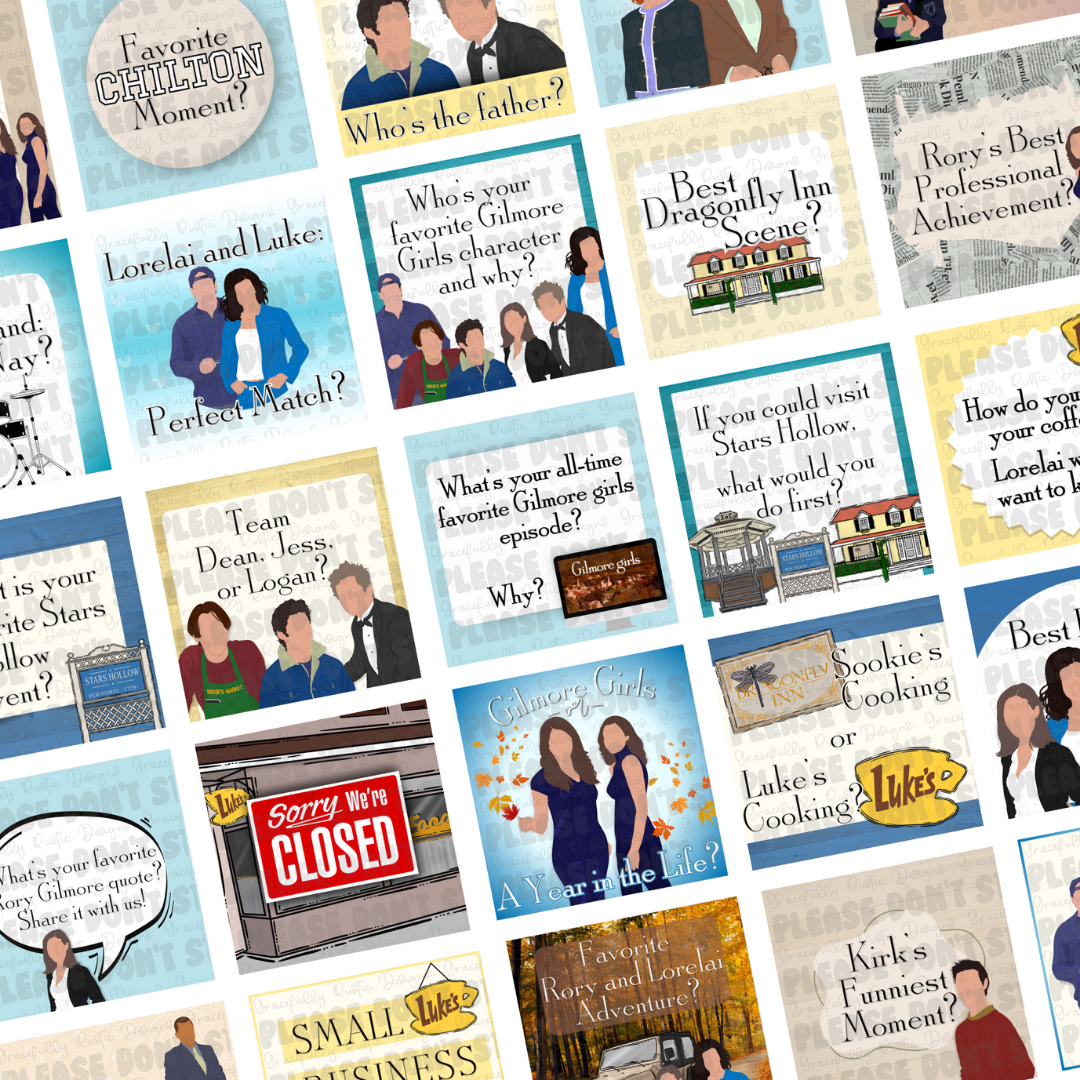 Gilmore Girls | Engagement Bundle