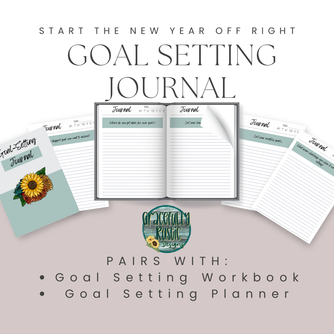 Goal-Setting Bundle (Planner, Journal, & Workbook)