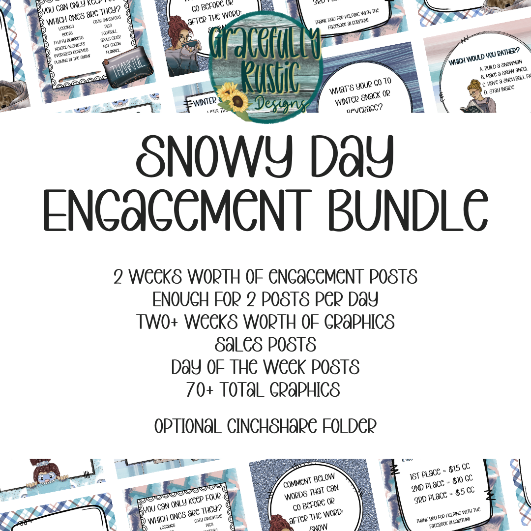 Snowy Day | Engagement Bundle