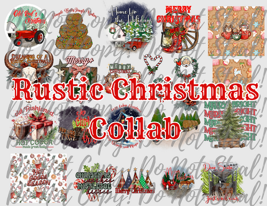 Rustic Christmas Collab Bundle | PNG