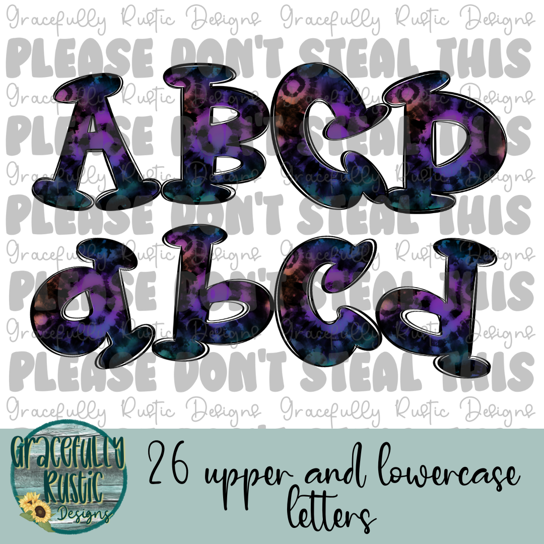 Dark Tie Dye Jacks 7 | ALPHA SET