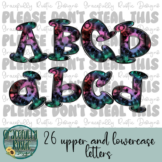 Dark Tie Dye Jacks 9 | ALPHA SET