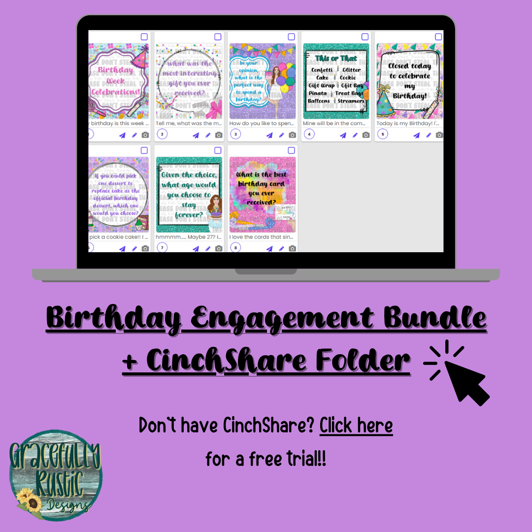 Birthday Engagement Bundle