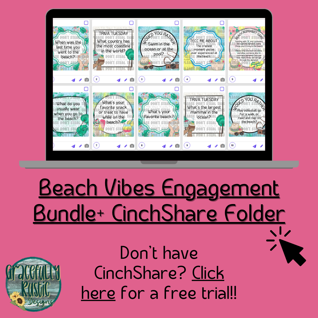 Beach Vibes Engagement Bundle