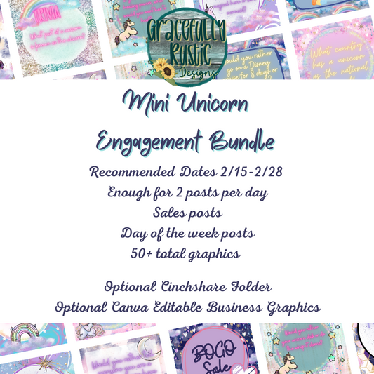 Mini Unicorn Engagement Bundle