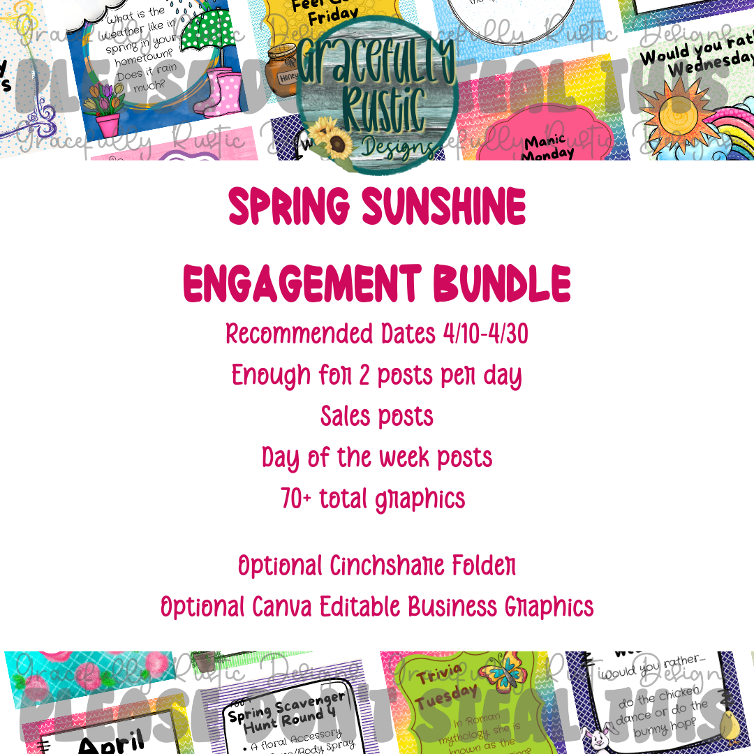 Spring Sunshine Engagement Bundle