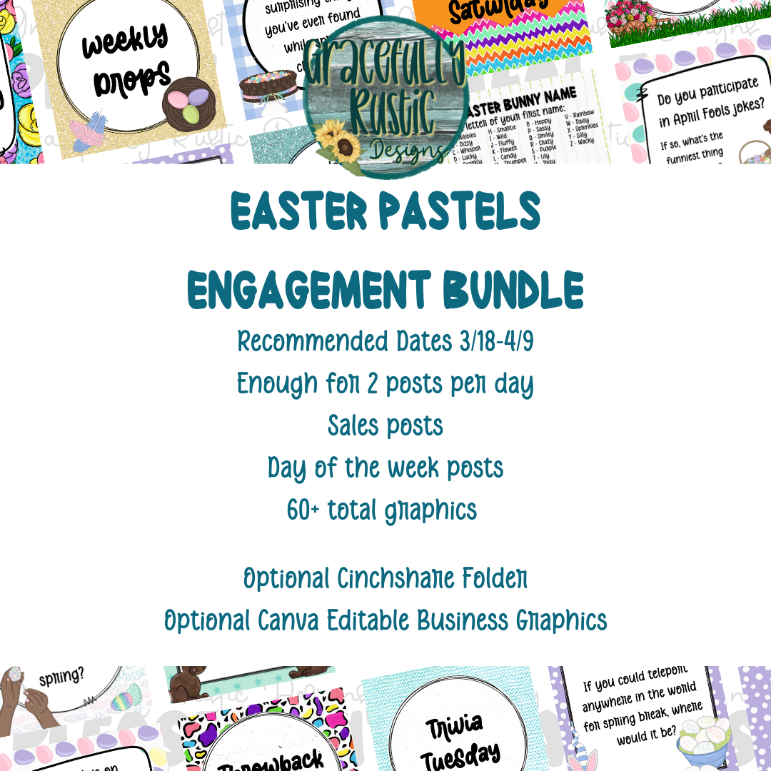 Easter Pastels Engagement Bundle