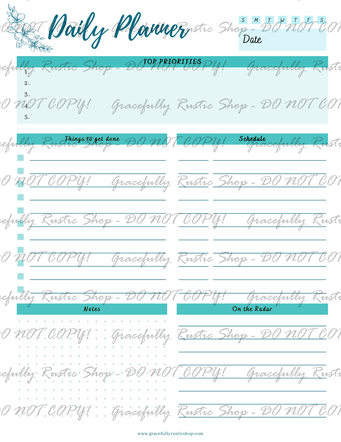 Digital Undated Digital Planner