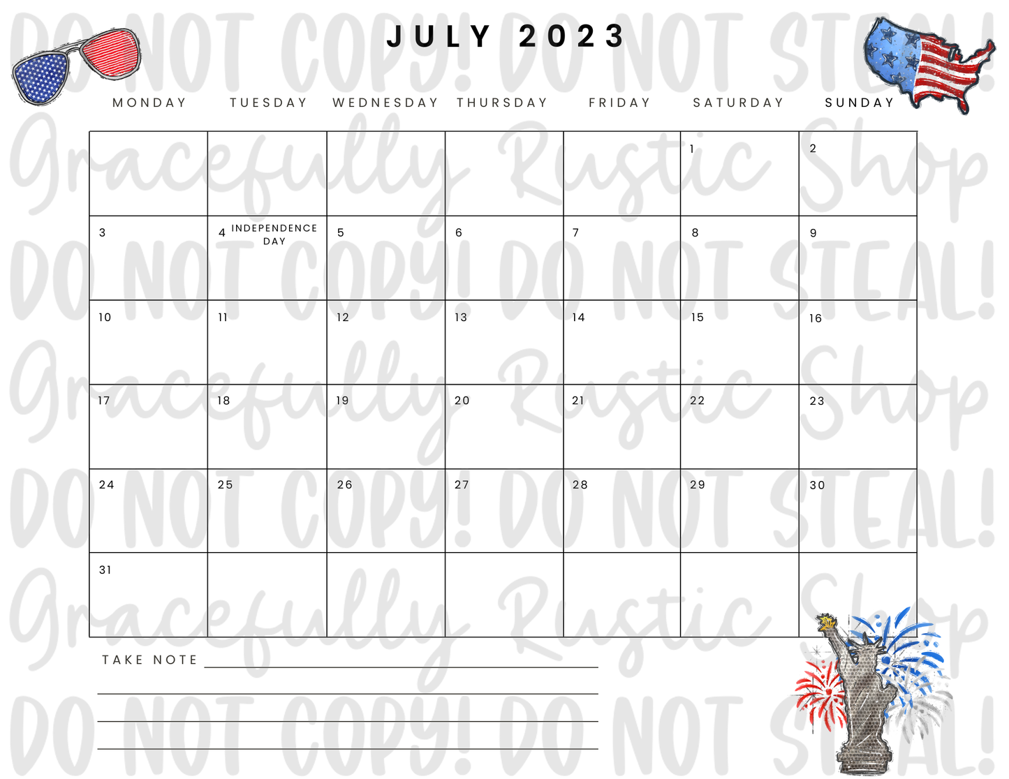 2023 Calendars Canva Template