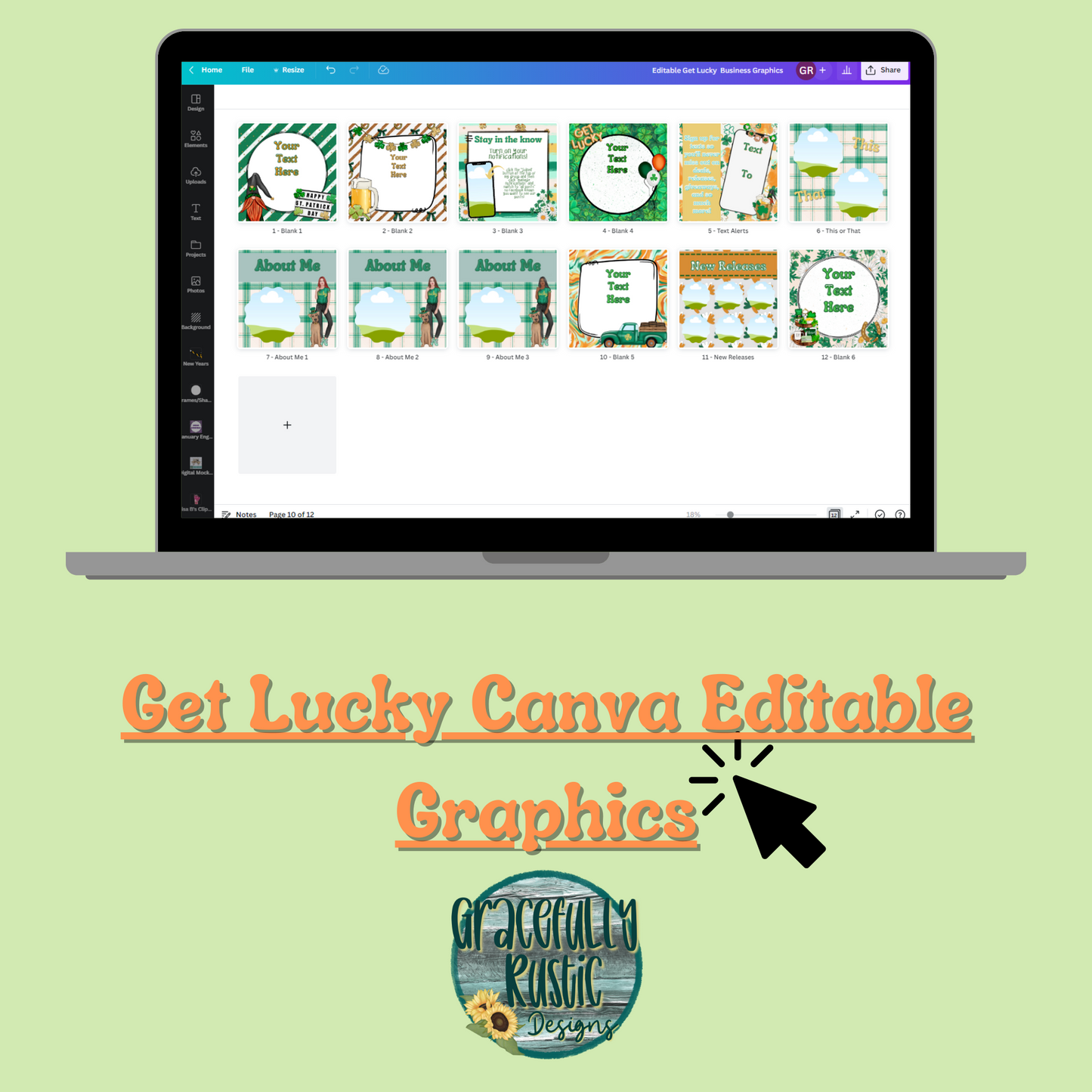 Mini Get Lucky (St. Patrick's) Engagement Bundle