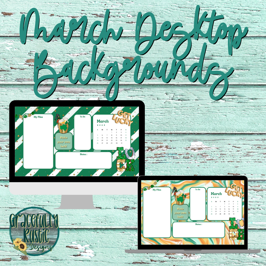 March 2023 | Get Lucky | Desktop Organizer