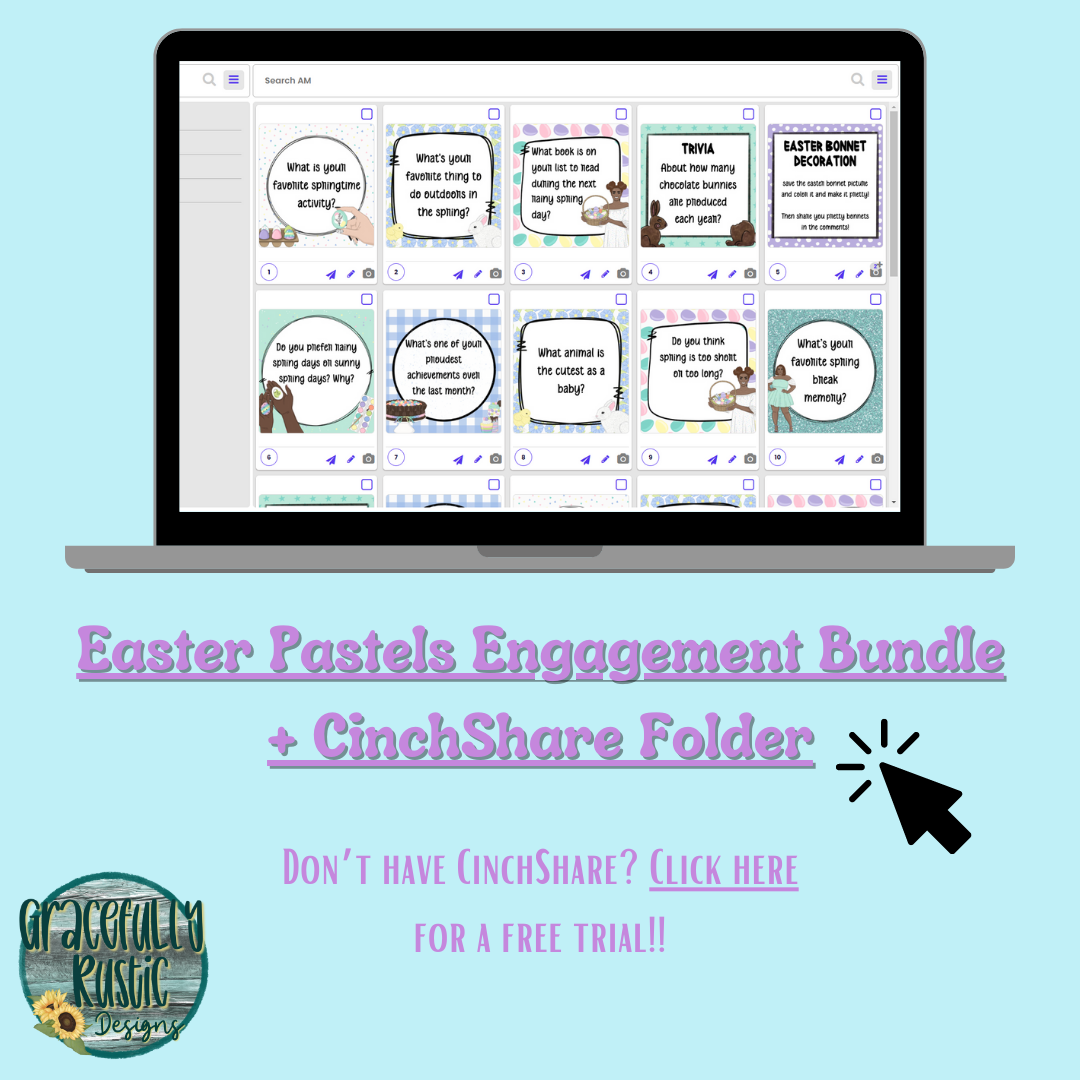 Easter Pastels Engagement Bundle