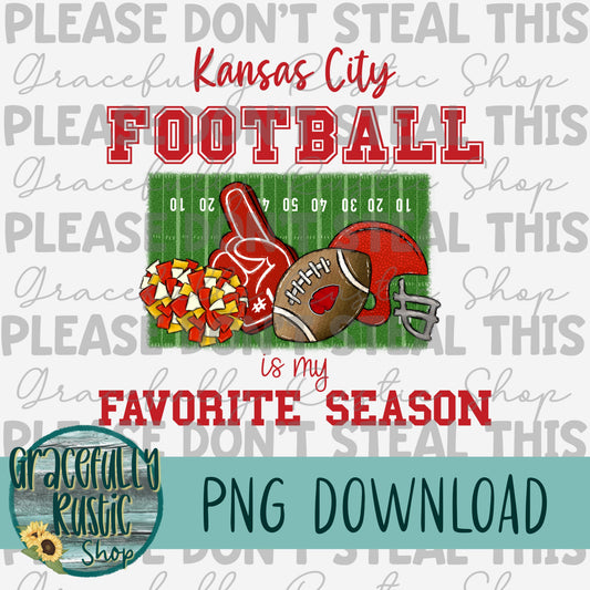 KC football is my favorite season - PNG