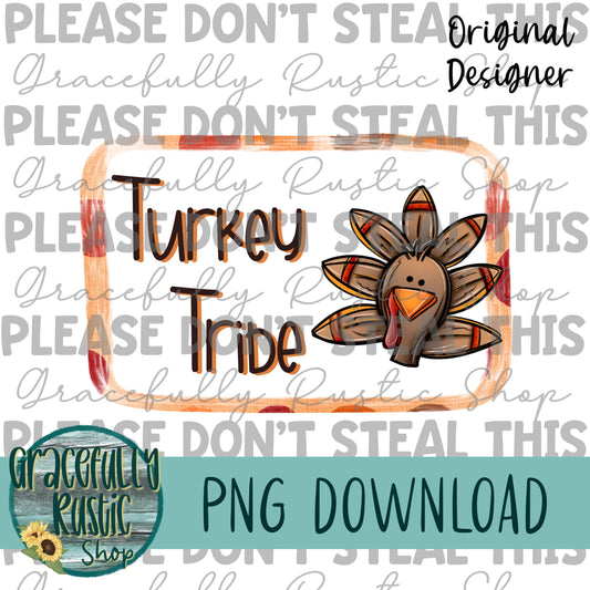 Turkey Tribe | Full Color | PNG