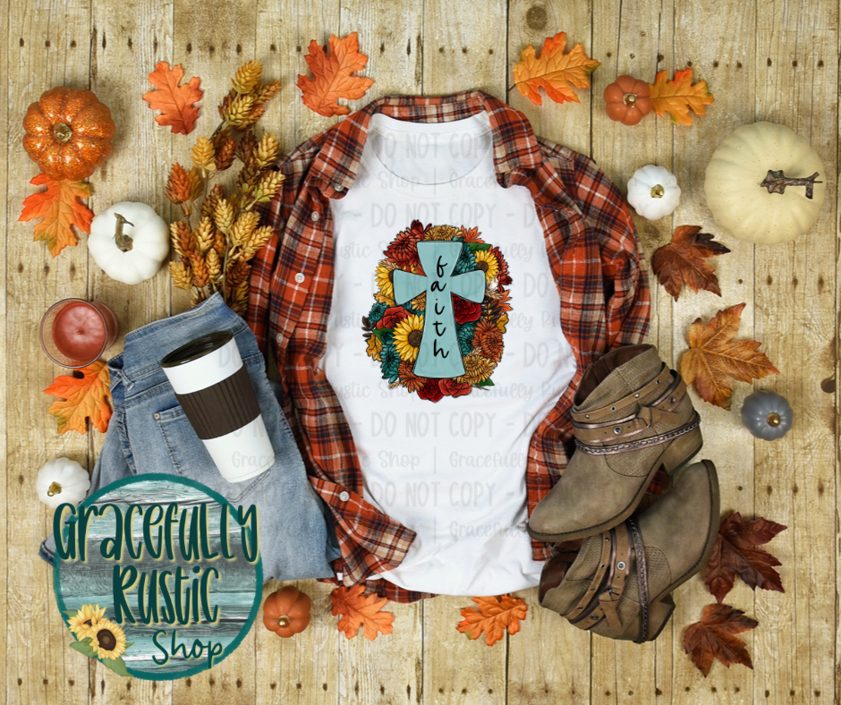 Fall Cross | Full Color | PNG