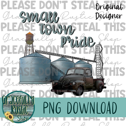 Small Town Pride | Customizable | Full Color | PNG