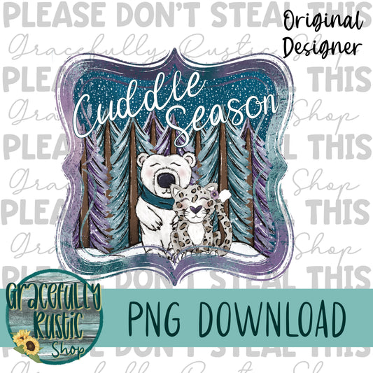 Cuddle Season | Full Color | PNG