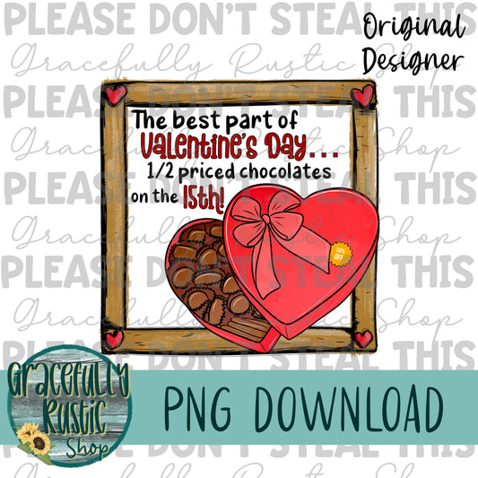 Best part of Valentines | Full Color | PNG