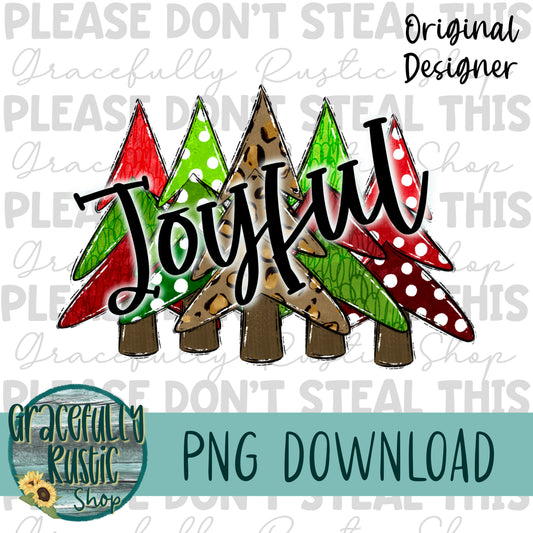 Joyful | Full Color | PNG